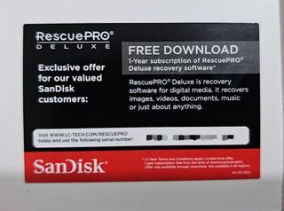 SanDisk Rescue PRO Deluxe 1-Year Subscription
