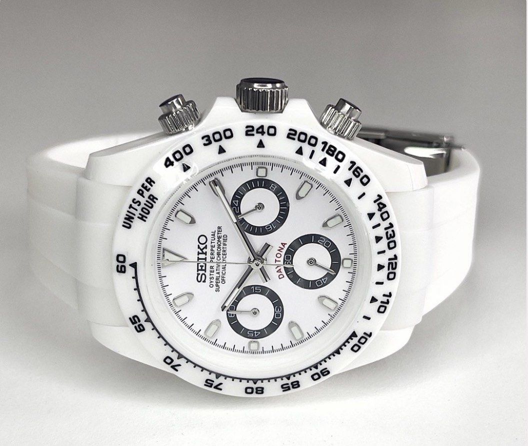 rolex daytona all white