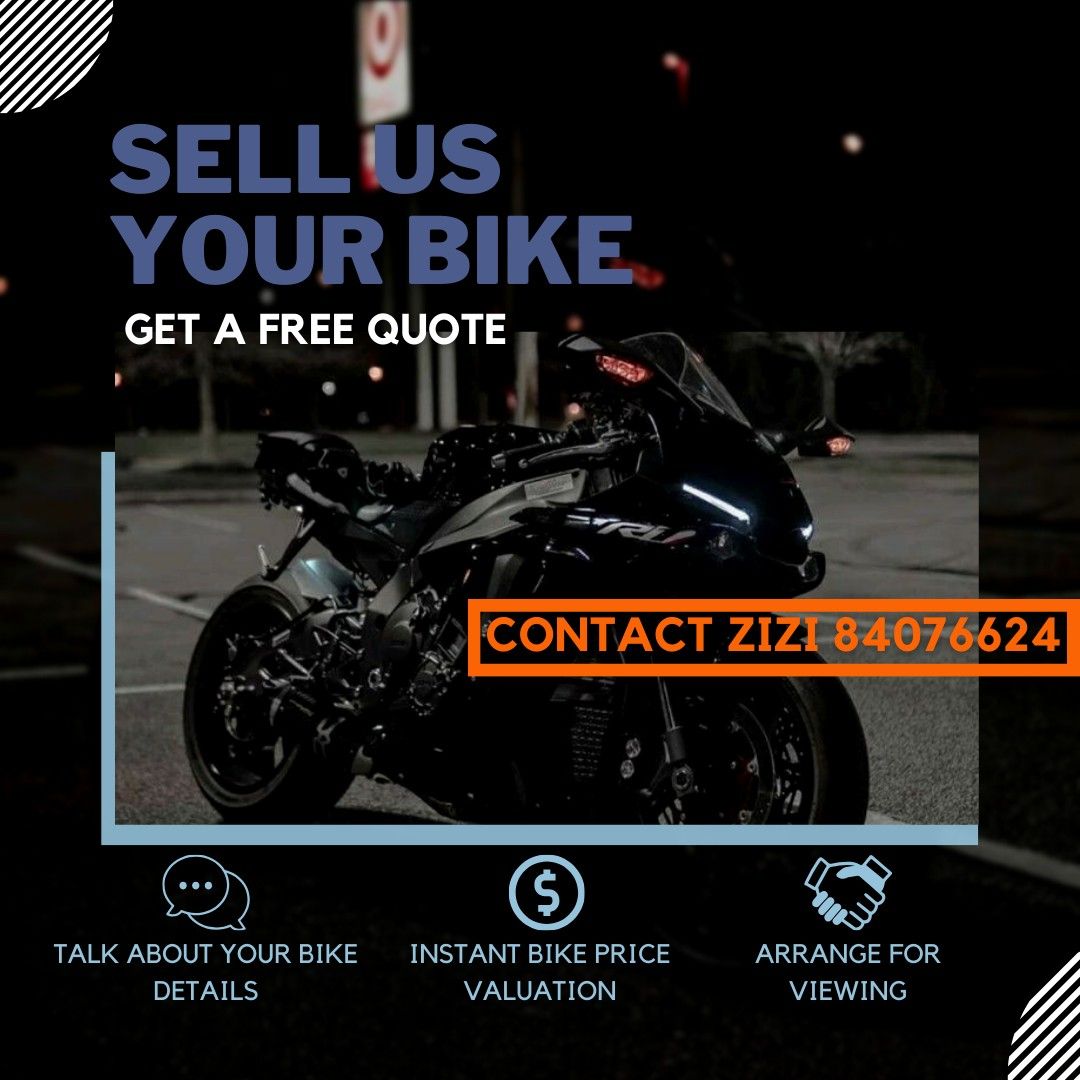 SELL US YOUR BIKE INSTANT CASH OFFER EXPORT SCRAP TRADE IN