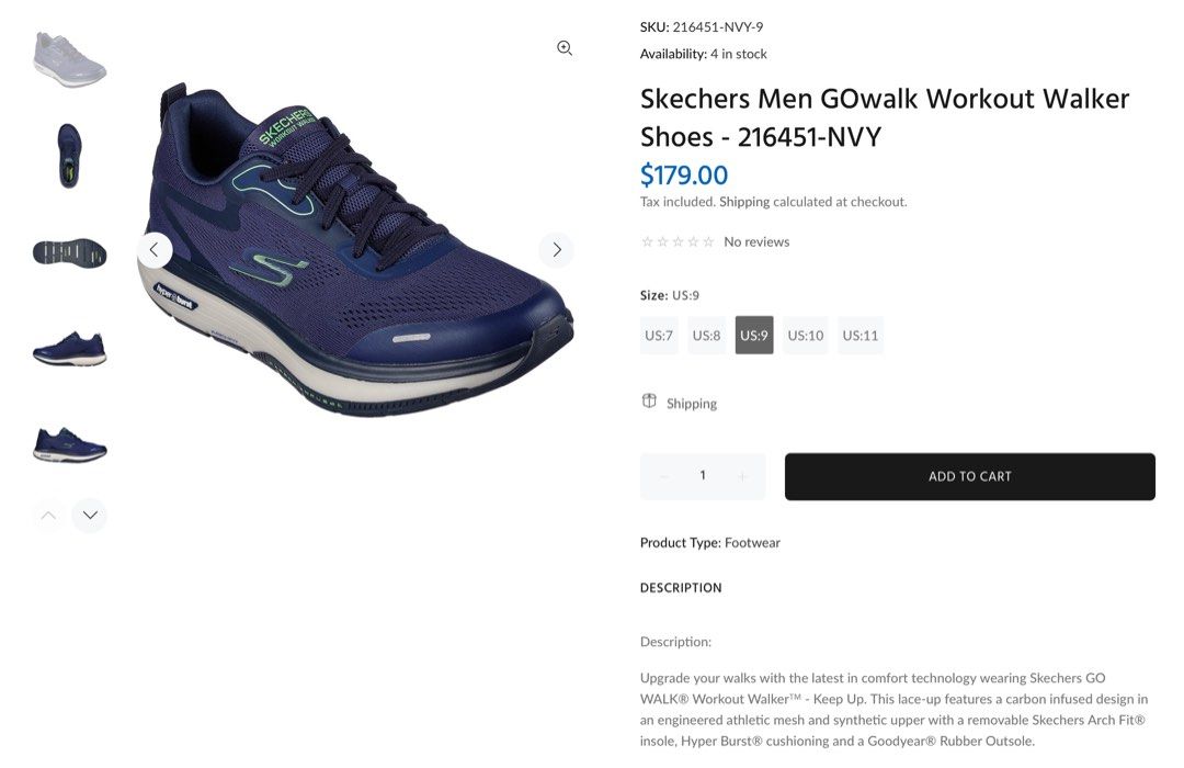 Mens go walk shoes hot sale