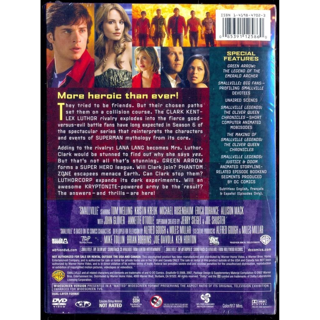 Smallville The Complete Sixth Season [ DVD ]