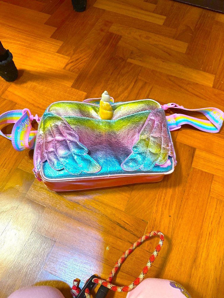 Smiggle unicorn shop sling bag