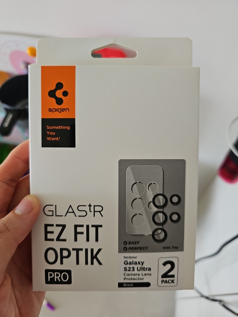 Spigen Glastr Ez Fit Optik PRO - S23 Ultra Camers Lens Protector