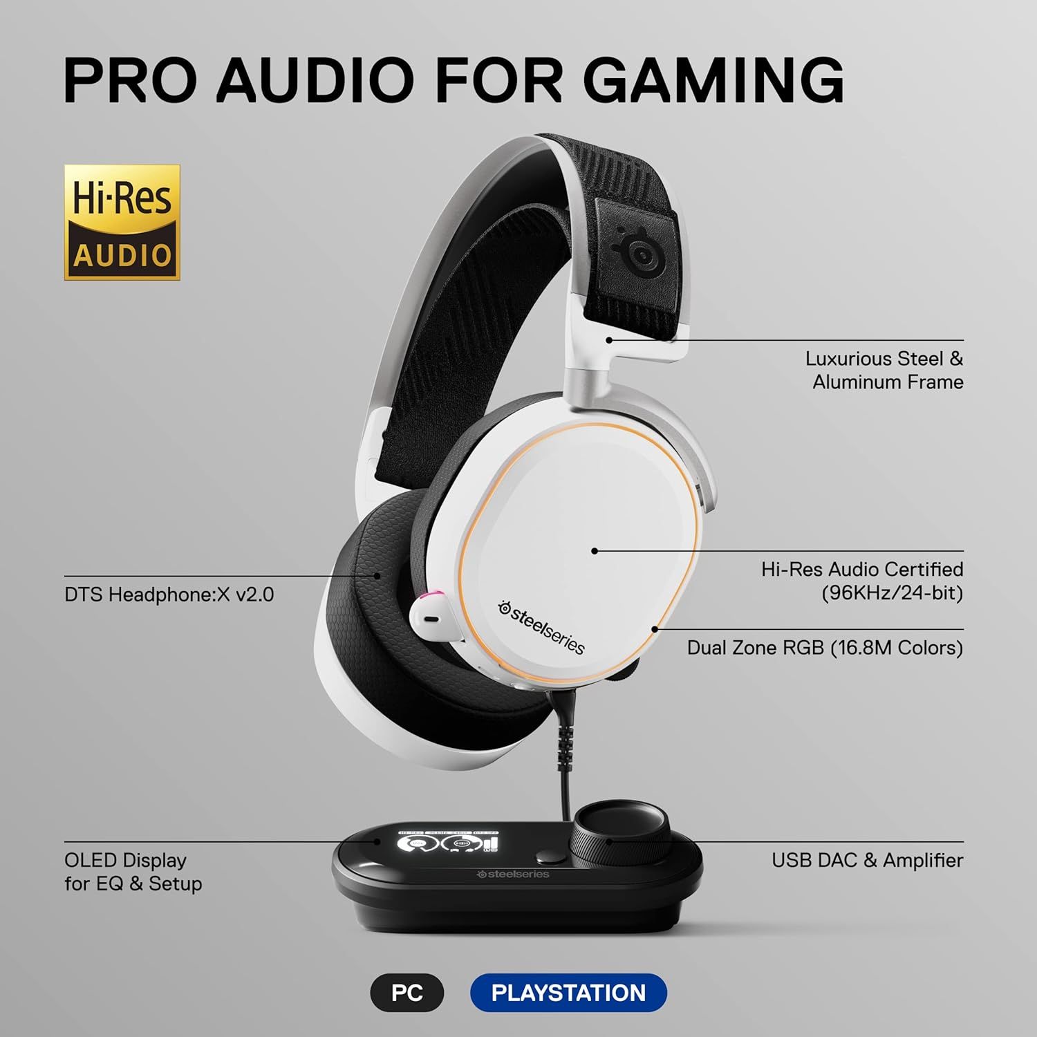 Steelseries arctis pro gaming headset with gamedac sales