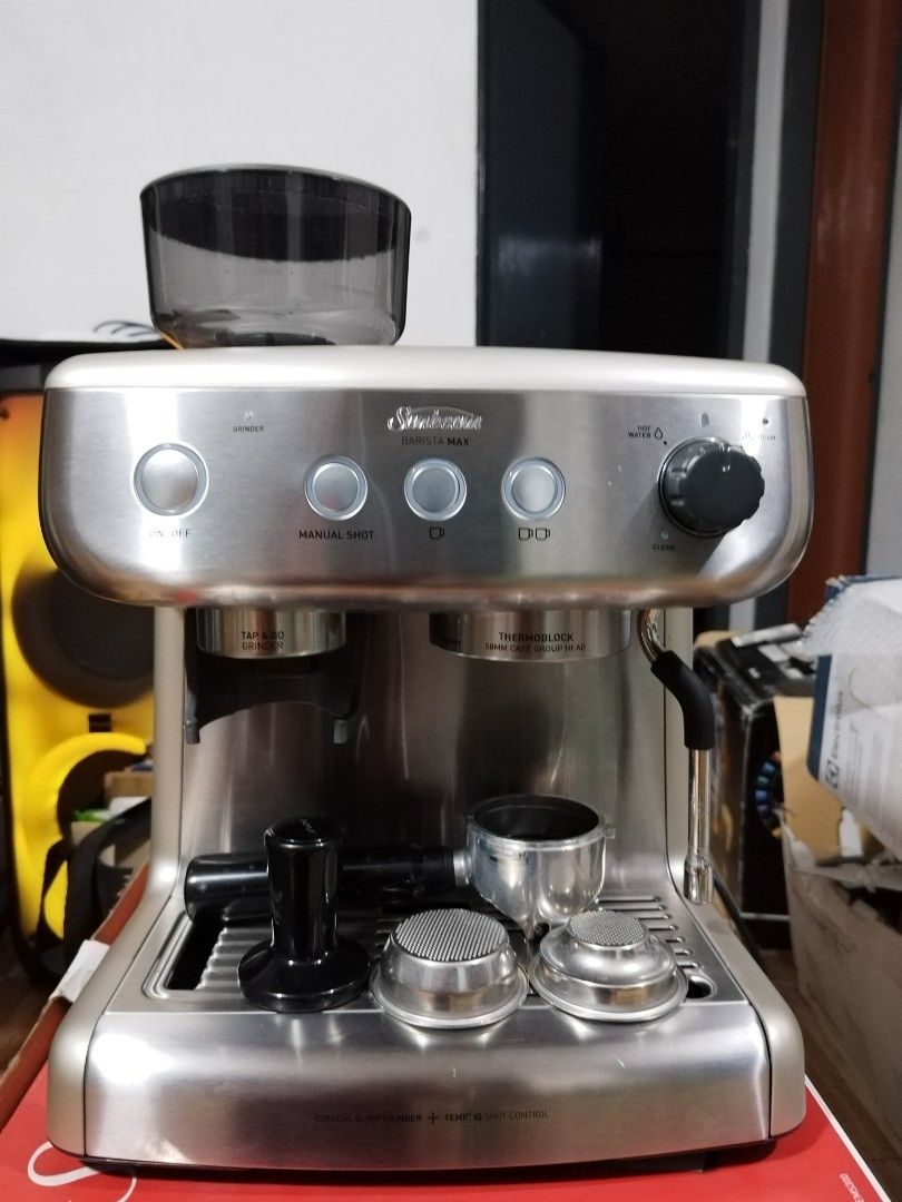 Sunbeam Barista Max (Category: Coffee Machines & Makers) located in Taytay. Submitted by mikz_1303 (Listing ID 1282117479, Image 3). Description: Sunbeam Barista Max 📌 Mall Pullout 📌Use as Demo and Display Unit 📌With Box 📌With Accessories 📌Php 22,000 Pm me for more info....
