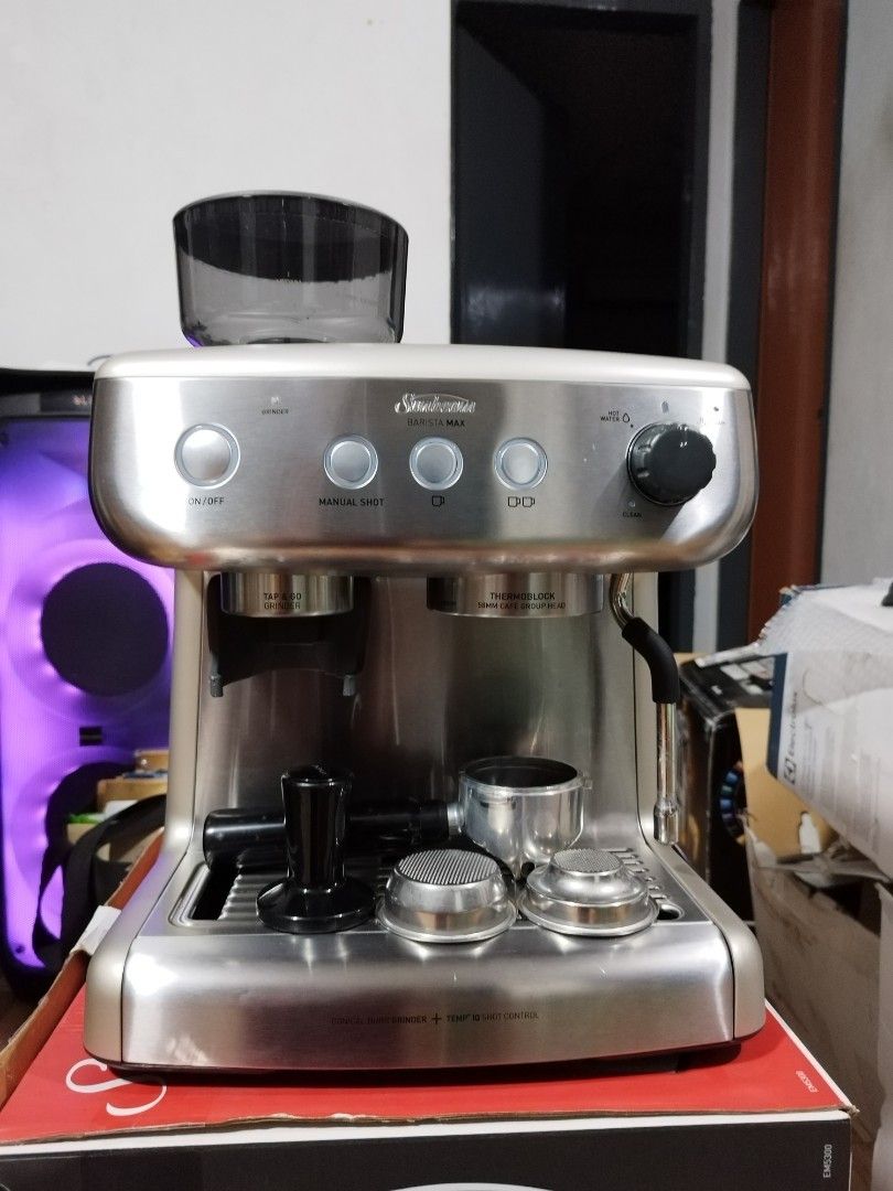 Sunbeam Barista Max (Category: Coffee Machines & Makers) located in Taytay. Submitted by mikz_1303 (Listing ID 1282117479, Image 2). Description: Sunbeam Barista Max 📌 Mall Pullout 📌Use as Demo and Display Unit 📌With Box 📌With Accessories 📌Php 22,000 Pm me for more info....