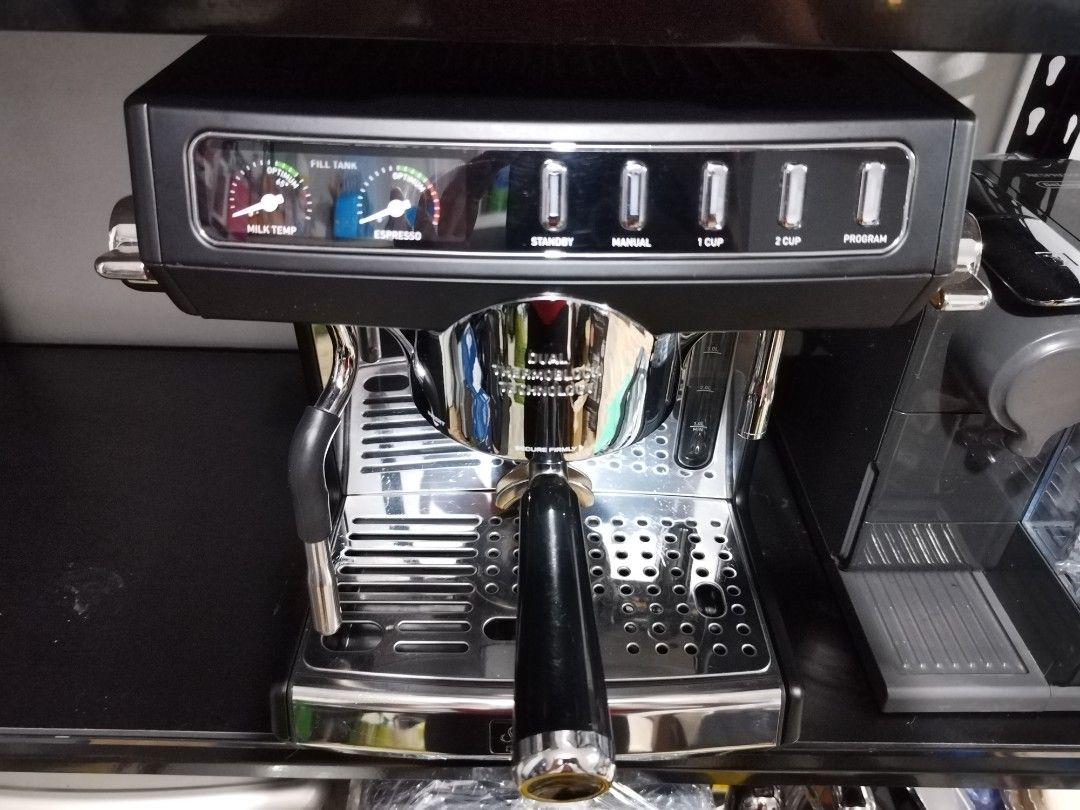 Sunbeam Cafe Series Dual Boiler (Category: Coffee Machines & Makers) located in Taytay. Submitted by mikz_1303 (Listing ID 1282120875, Image 3). Description: Sunbeam Cafe Series Dual Boiler 📌 Mall Pullout 📌Use as Demo and Display Unit 📌Php 40,000 Pm me for more info....