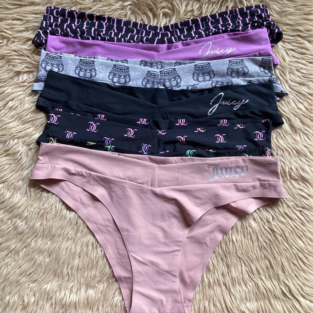 SUPER SALE! JUICY COUTURE V Shape seamless panty small 6pcs, Women's  Fashion, Undergarments & Loungewear on Carousell