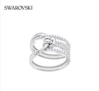 Swarovski Tied-Knot Platinum Ring ORIGINAL