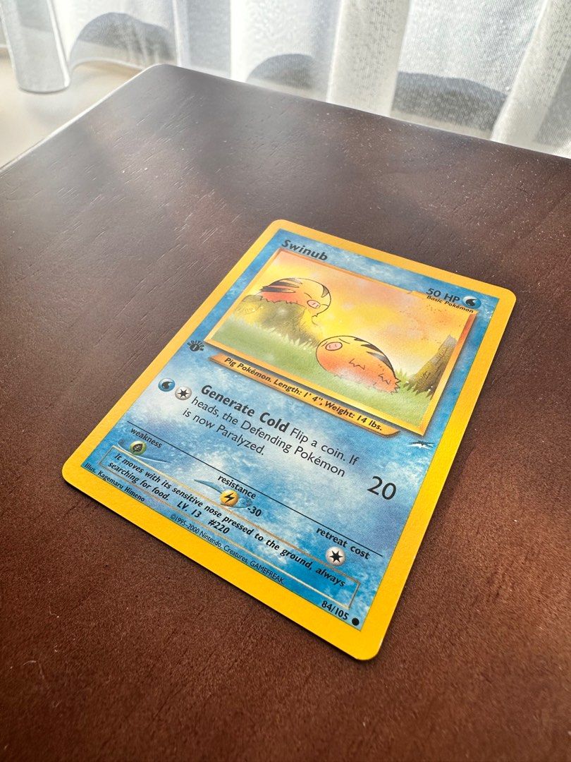swinub pokemon card Swinub 123/146 Legends Awakened