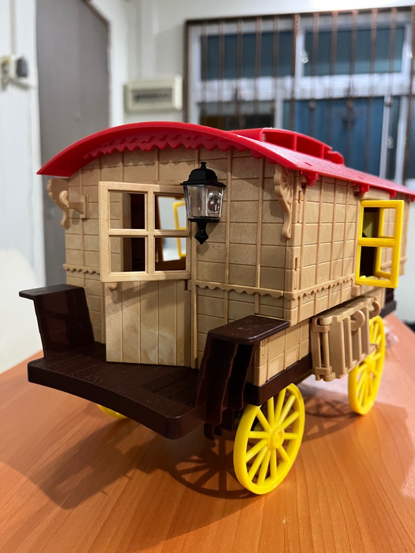 Sylvanian families horse and caravan hot sale