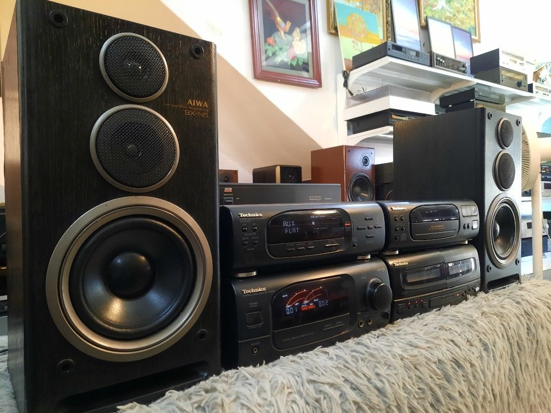 Technics stereo system setup top