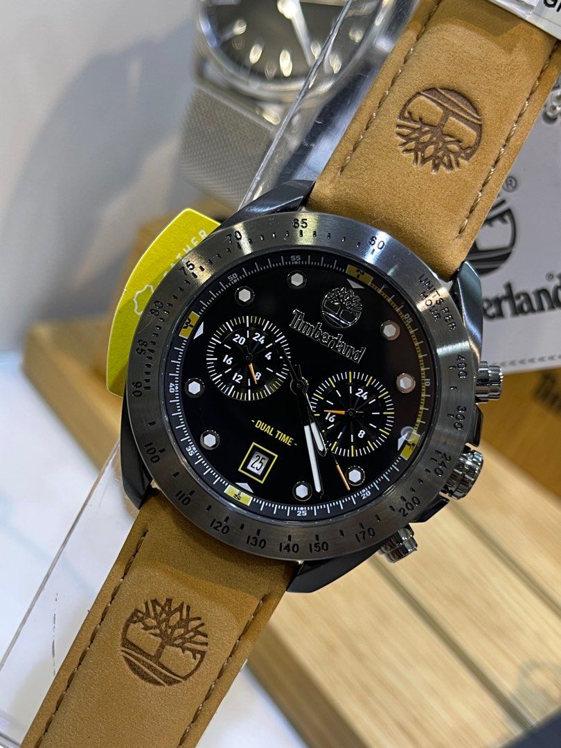 TIMBERLAND Carrigan Men Dual Time TBL.TDWGF2230501, Luxury, Watches on  Carousell