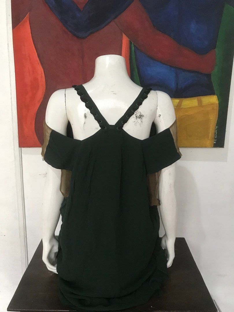 Toga Pulla Toga Archives strap dress (Category: Dresses) located in Manila. Submitted by msaludo (Listing ID 1282011132, Image 3). Description: Good condition Size: S-M Length: 36 inches (from strap end to hem).