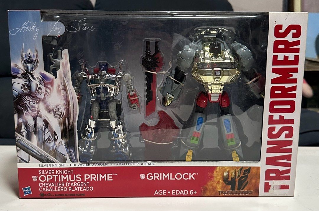 Transformers optimus prime & grimlock (Category: Action & Battle Toys) located in Mandaluyong City. Submitted by micky_toy_store (Listing ID 1282064326, Image 1). Description: Brand new Onhand Sealed Hasbro For inquieries kindly text. NO CALLS Grab/lalamove c/o buyer .