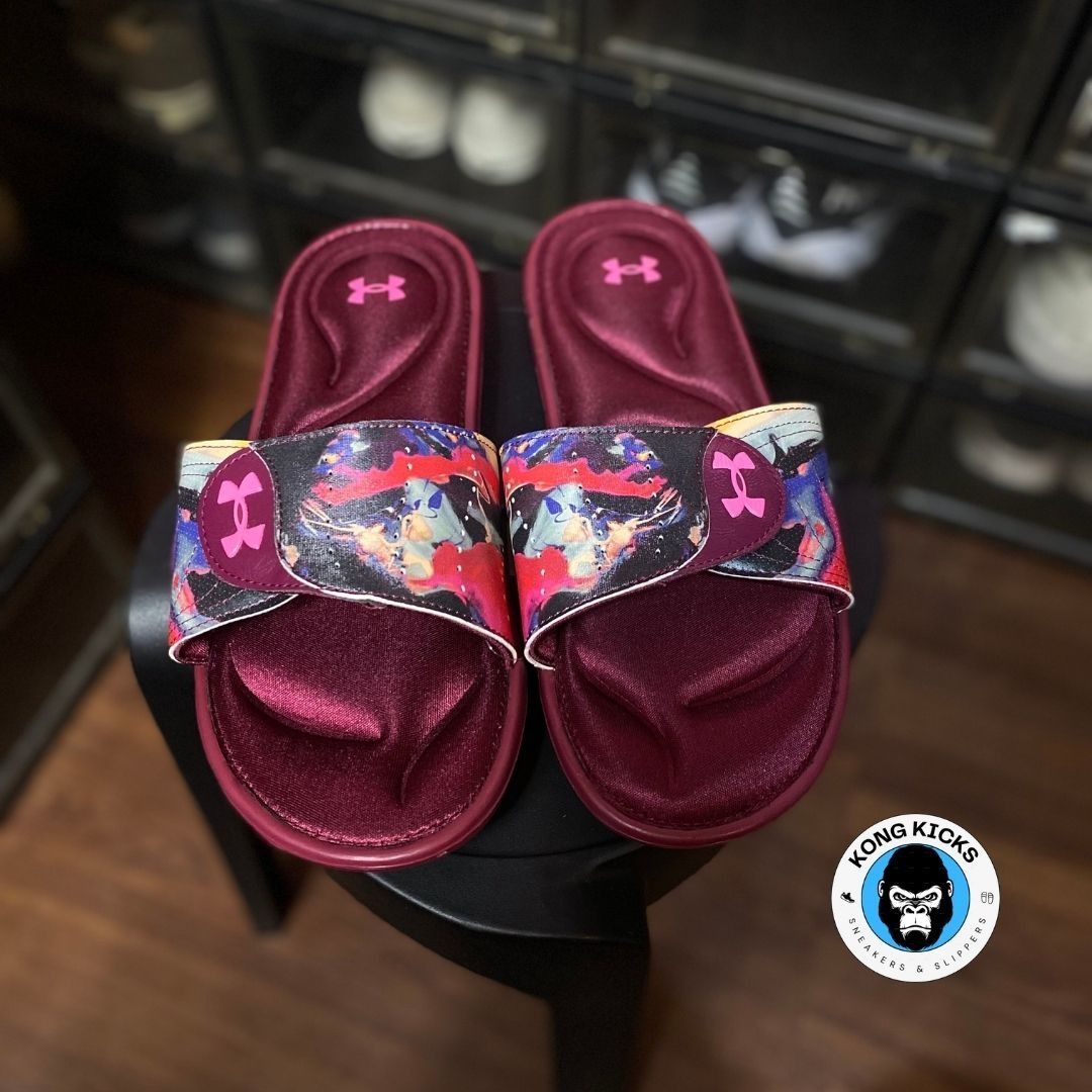 Under armour foam slides on sale