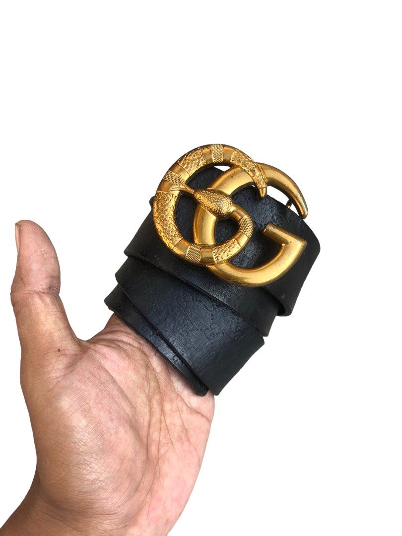 Double g snake new arrivals gucci belt