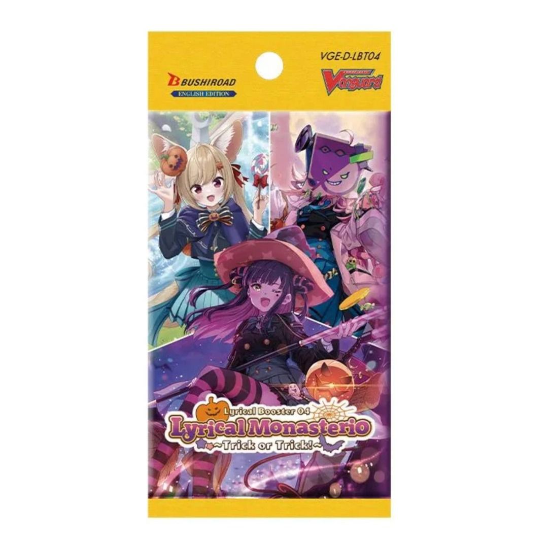 lyrical monasterio booster box Cardfight Vanguard | [D-LBT04] ~Trick or Trick!~ The Absolute Zero idol group with 4 Avian Warbeast members will feature as a new ride line Lyrical Monasterio Season of Wonders