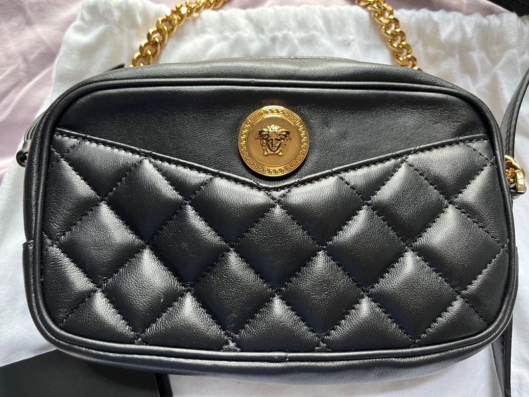 Versace leather pouch cheap
