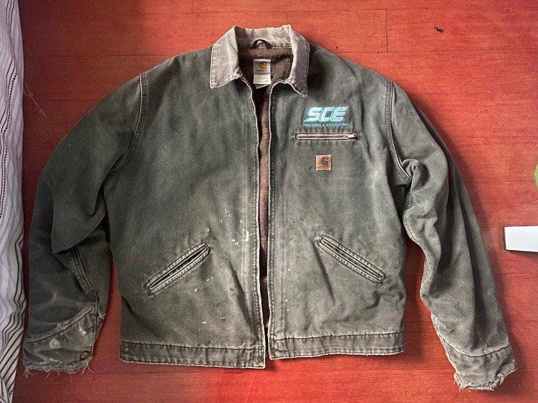 Vintage carhartt work jacket new arrivals