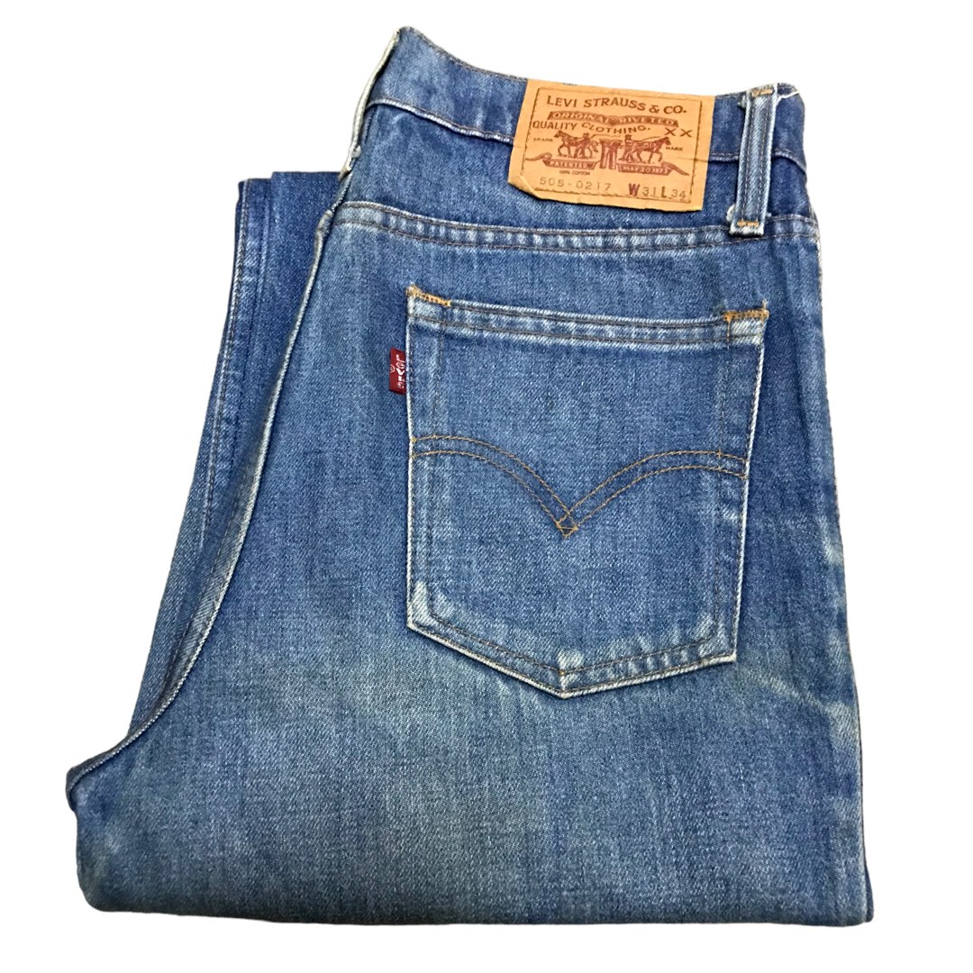 W30 Levi s 505 0217 Jeans Original Men s Fashion Bottoms Jeans on Carousell