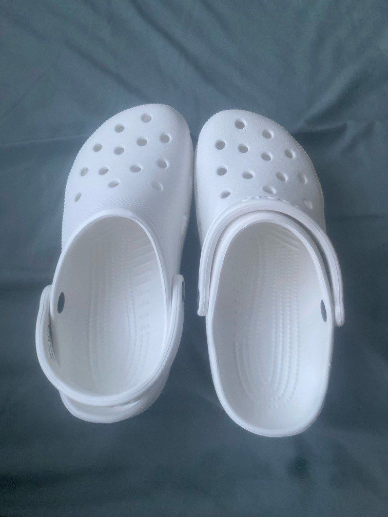 White Crocs PLEASE BUY Women s Fashion Footwear