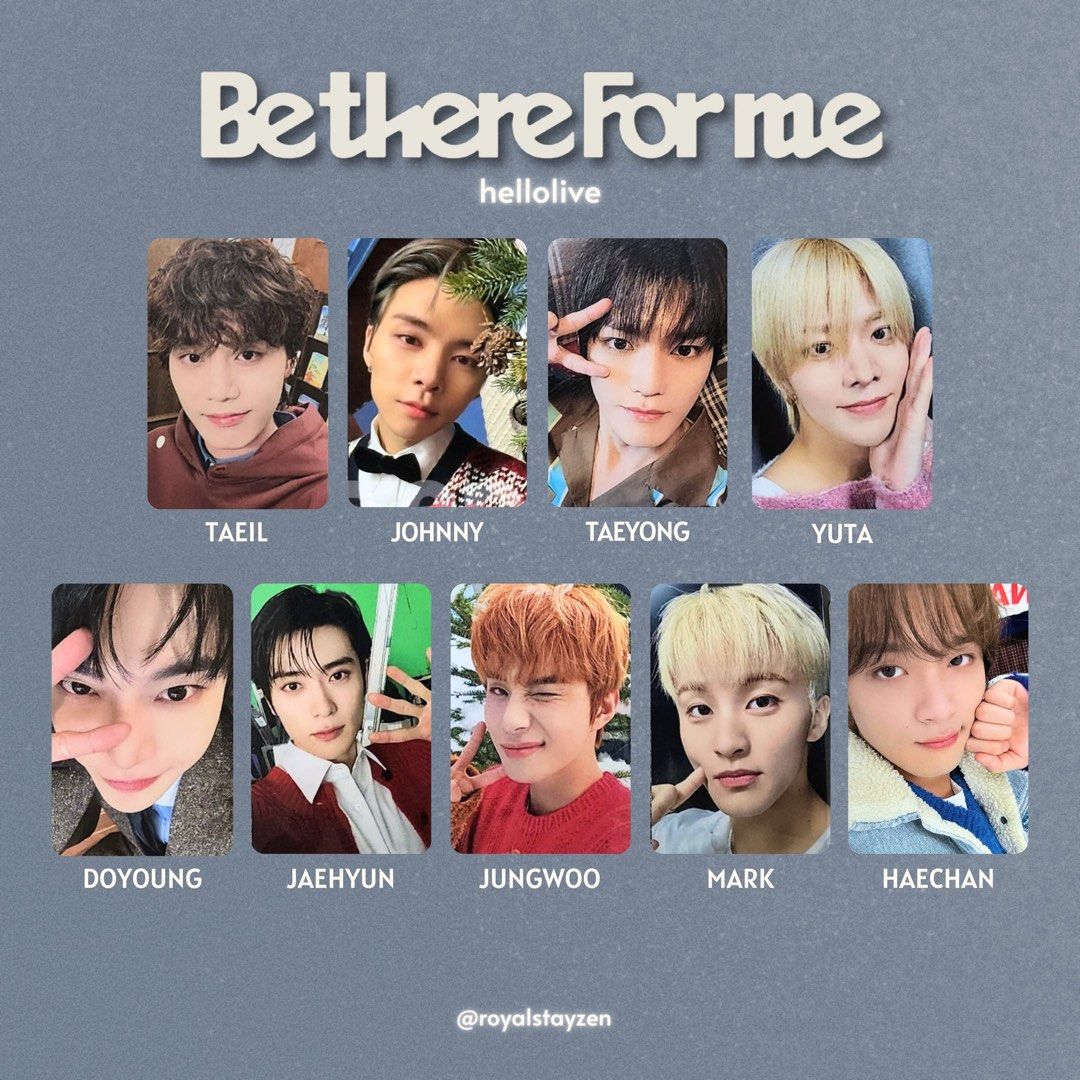 (wts) nct 127 be there for me (btfm) hello live pob