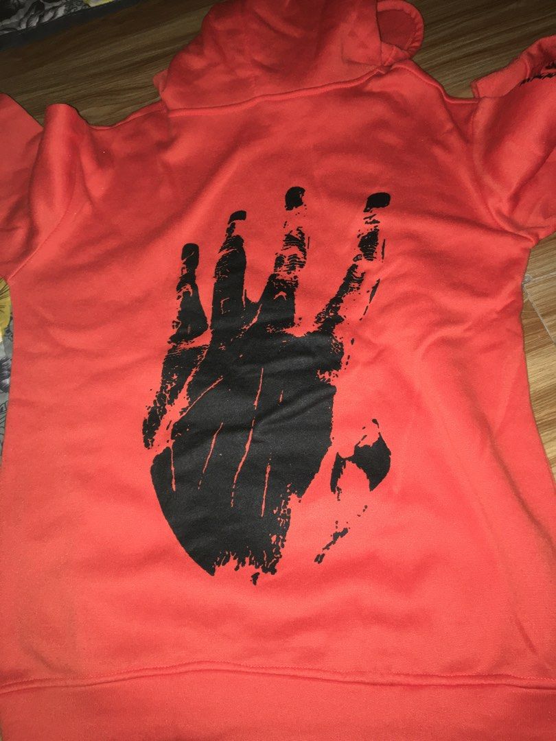 Xxxtentacion orange hoodie top