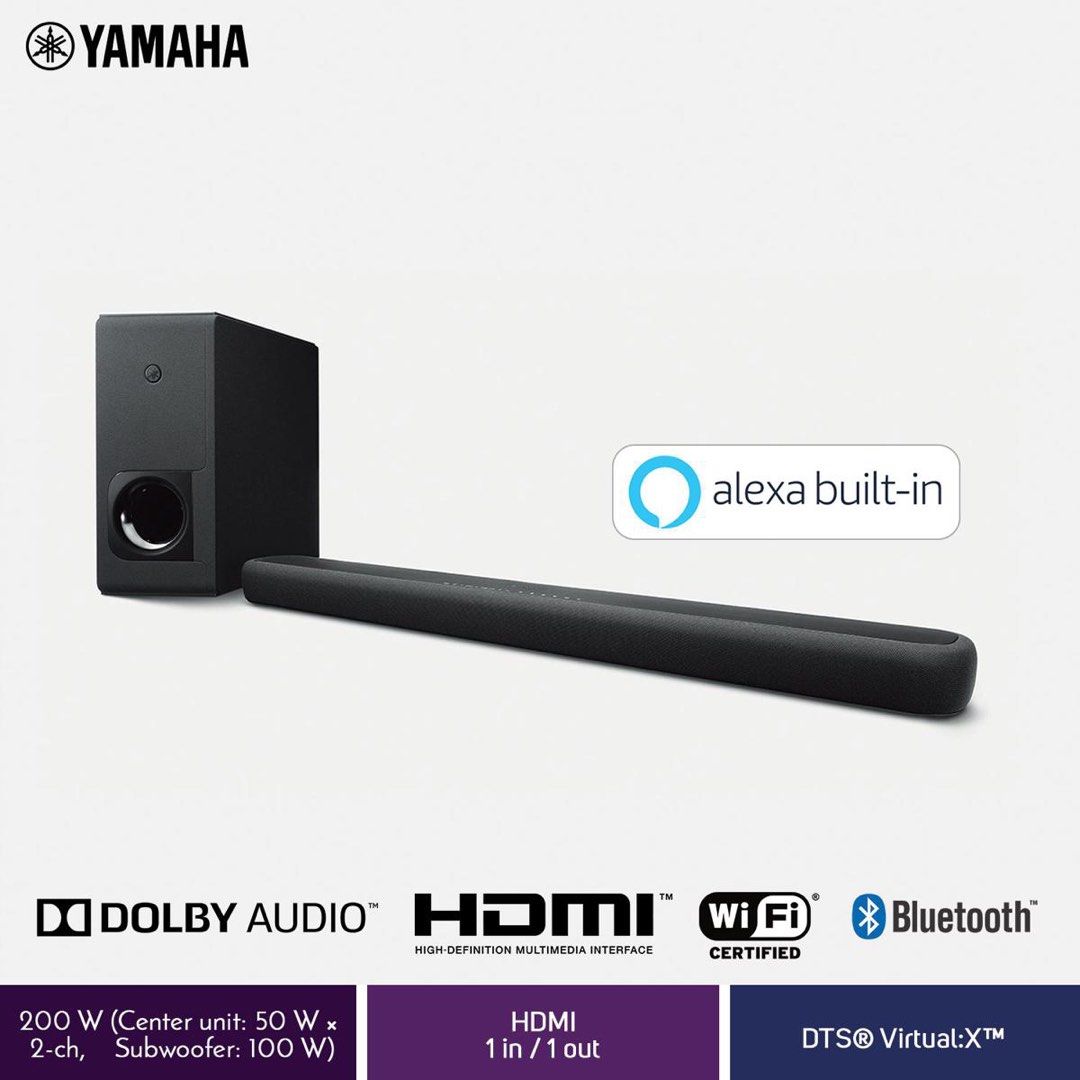 Yamaha yas 2025 100 soundbar