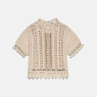 Zara Crochet Blouse