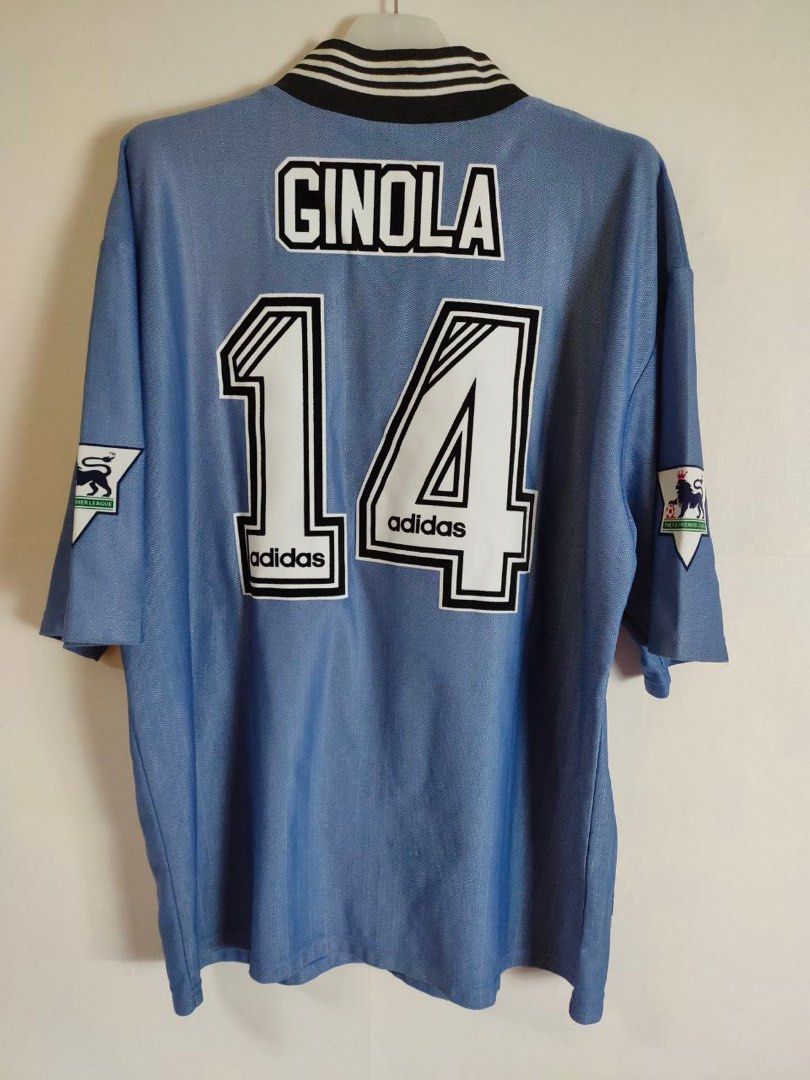 14 Ginola Newcastle United 1996-97 Away soccer/football jersey/kit