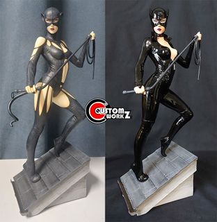 DC COMICS - Catwoman Stanley Lau Polystone Statue Sideshow Exclusive
