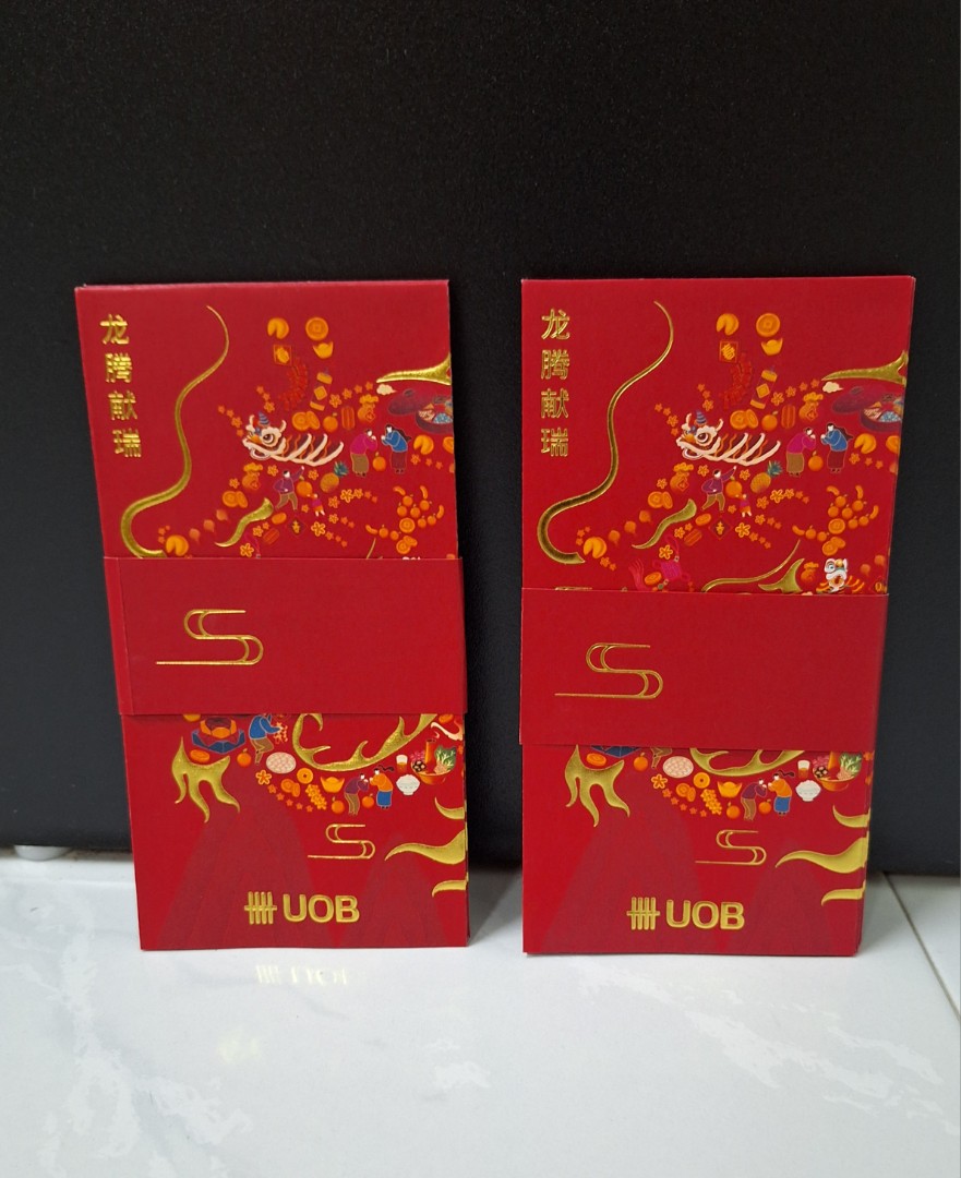 2024 uob red packets / ang pow / hong bao, Hobbies & Toys, Stationery