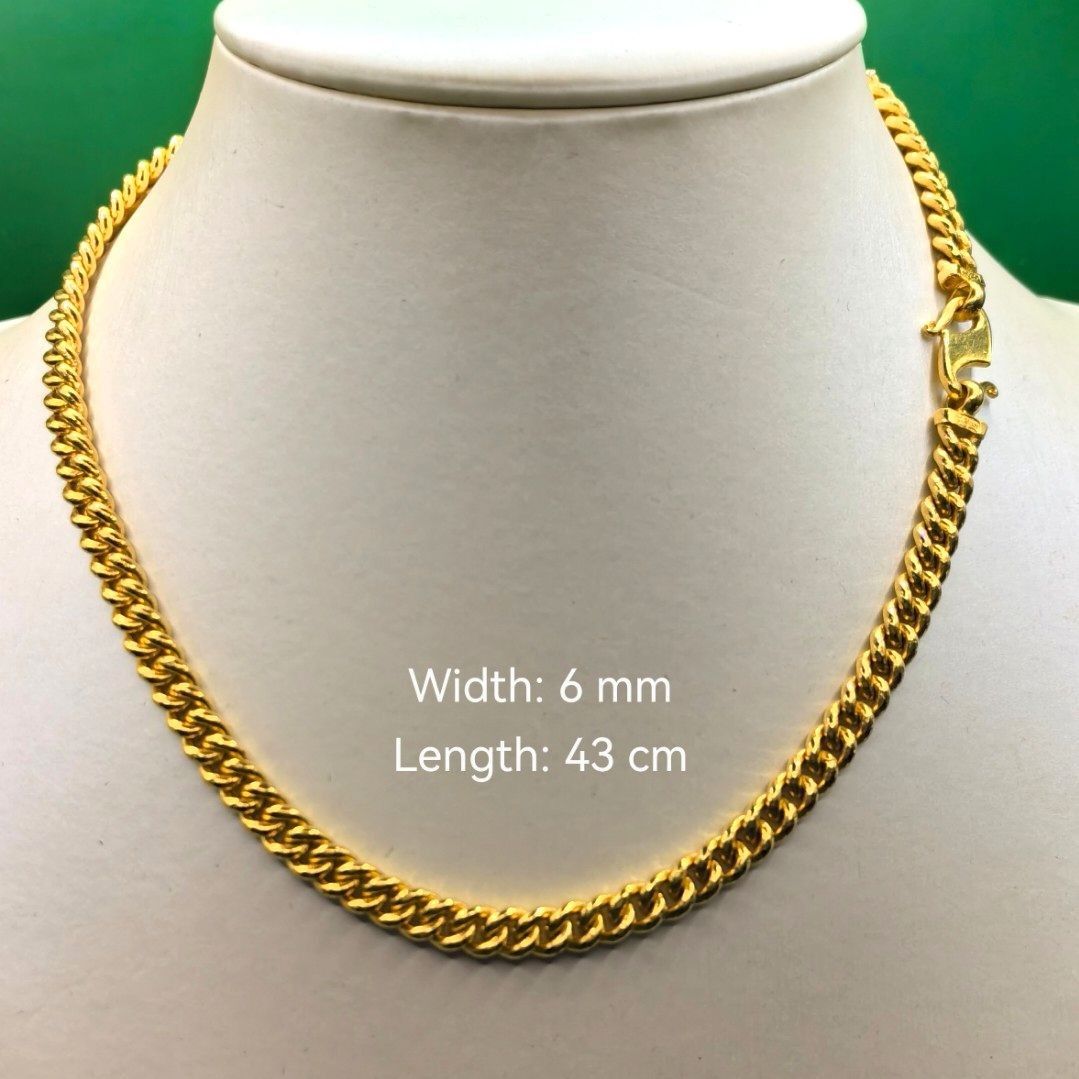 Real gold on sale chains 24k