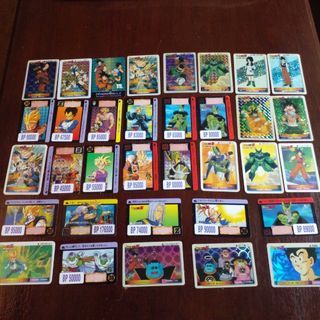 90's assorted original DBZ cards
