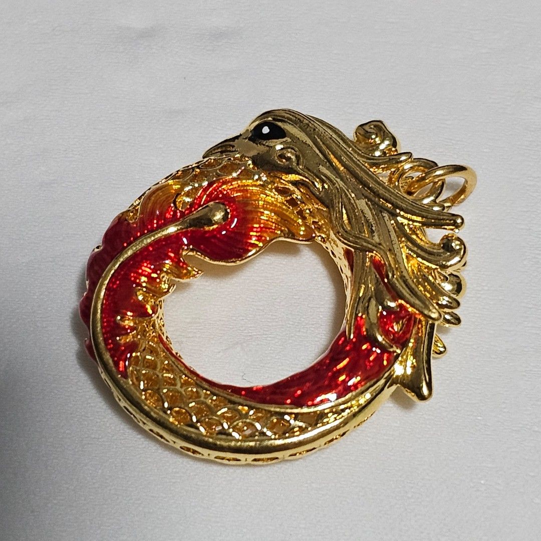 Gold phoenix cheap pendant