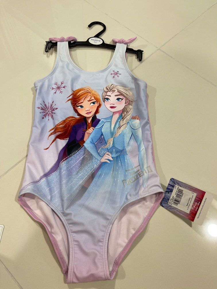 Girls frozen swimsuit top