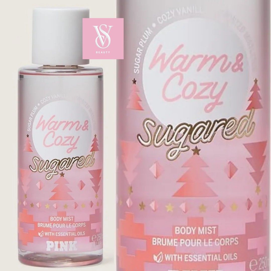  Victoria's Secret Pink Warm and Cozy Body Mist : Beauty &  Personal Care
