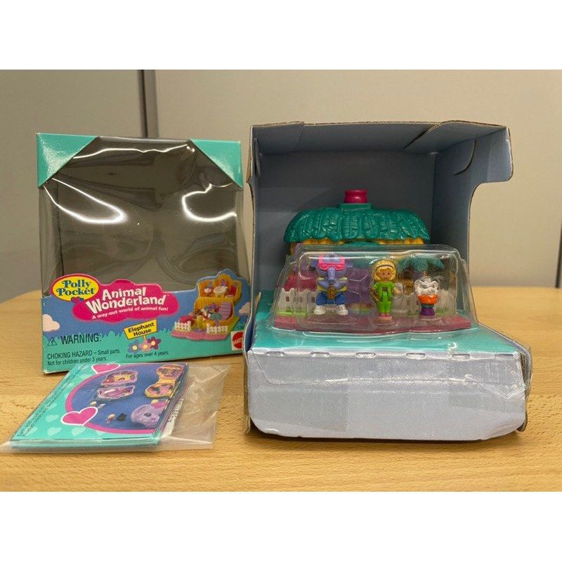 Polly Pocket Rabbit House Elephant House