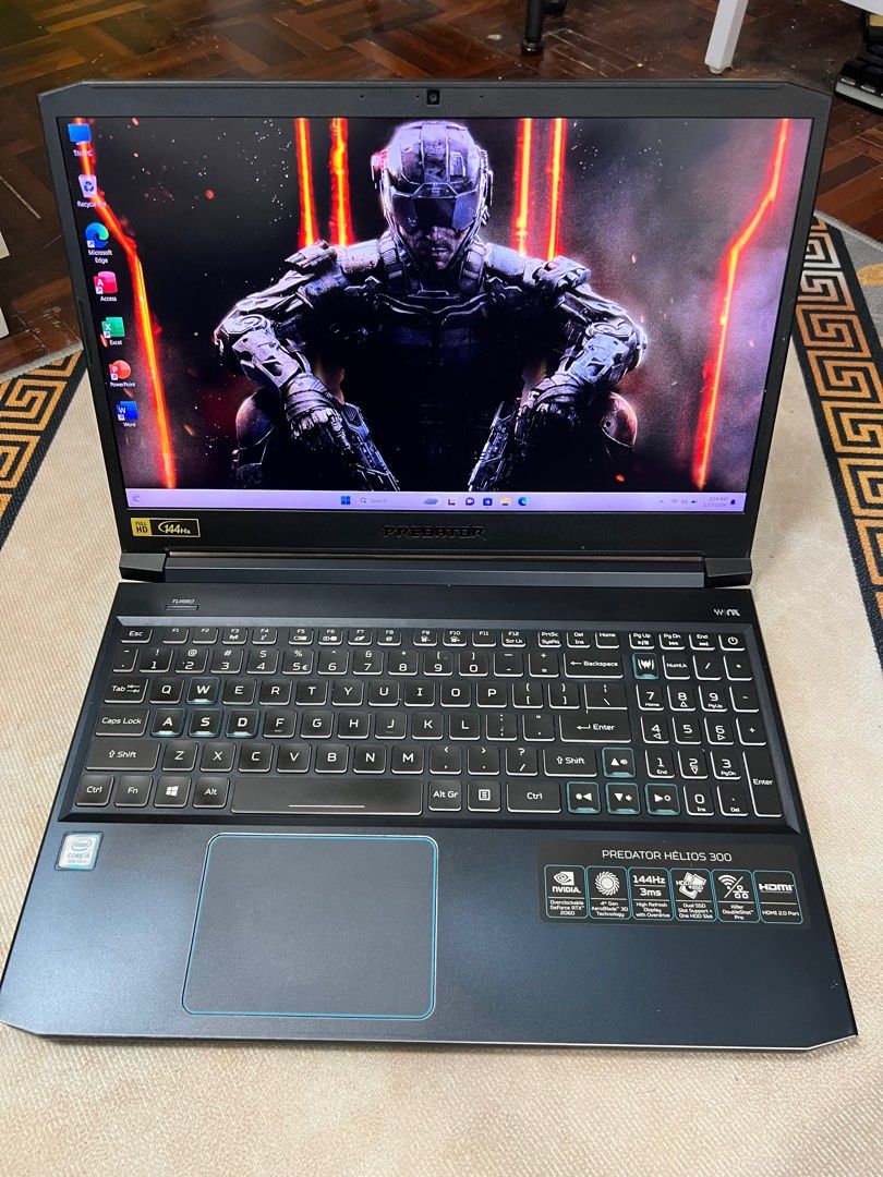 Acer Predator Helios 300 RTX2060 Intel i5 9Gen 24GB RAM