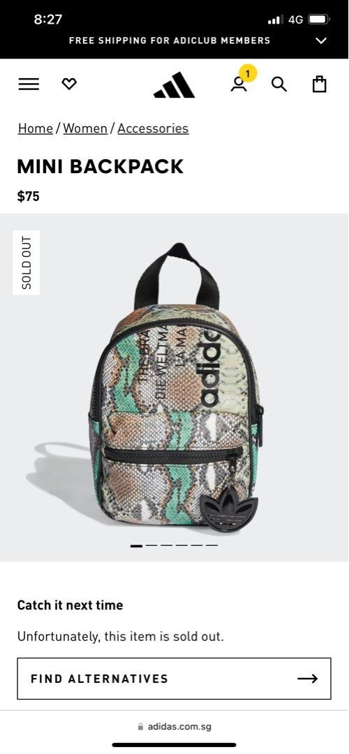 Next mini clearance backpack