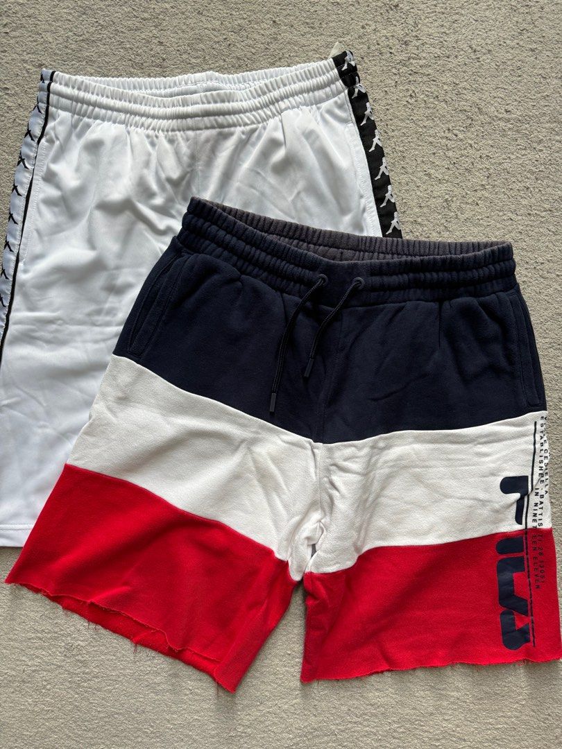 Red fila new arrivals shorts