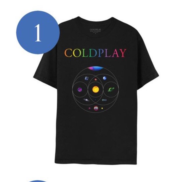 Authentic Coldplay MOTS Tes, Men's Fashion, Tops & Sets, Tshirts & Polo ...