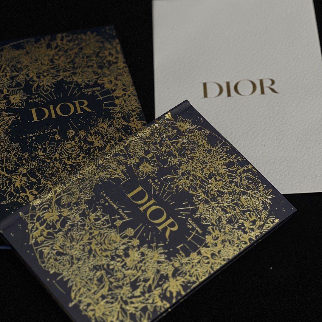 Authentic Dior Notebook 💙🐝 (Category: Luxury Accessories) located in Rizal. Submitted by thetopspotfashionboutique (Listing ID 1282344652, Image 2). Description: - with original notebook box - free ORIGINAL DIOR PAPERBAG - authentic complimentary gift from the brand.