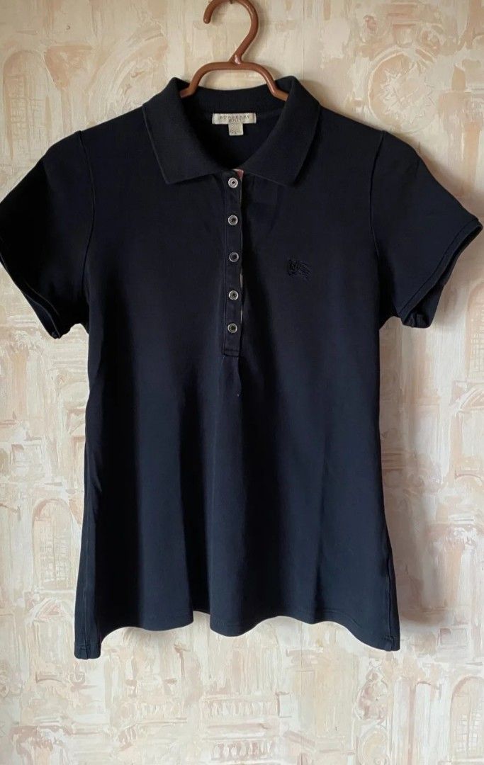 Burberry polo shirt women discount
