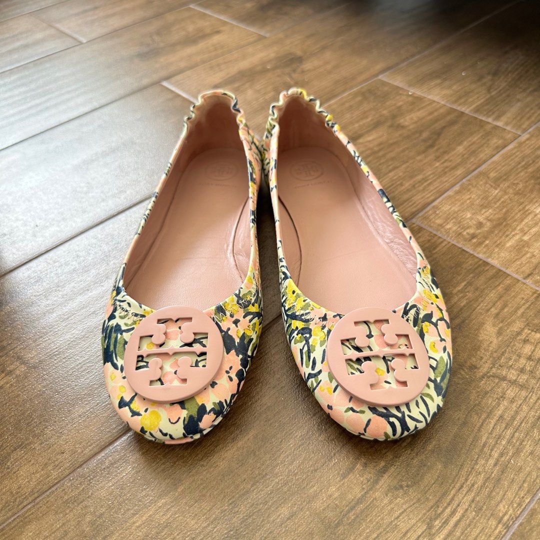 Tory burch clearance floral flats