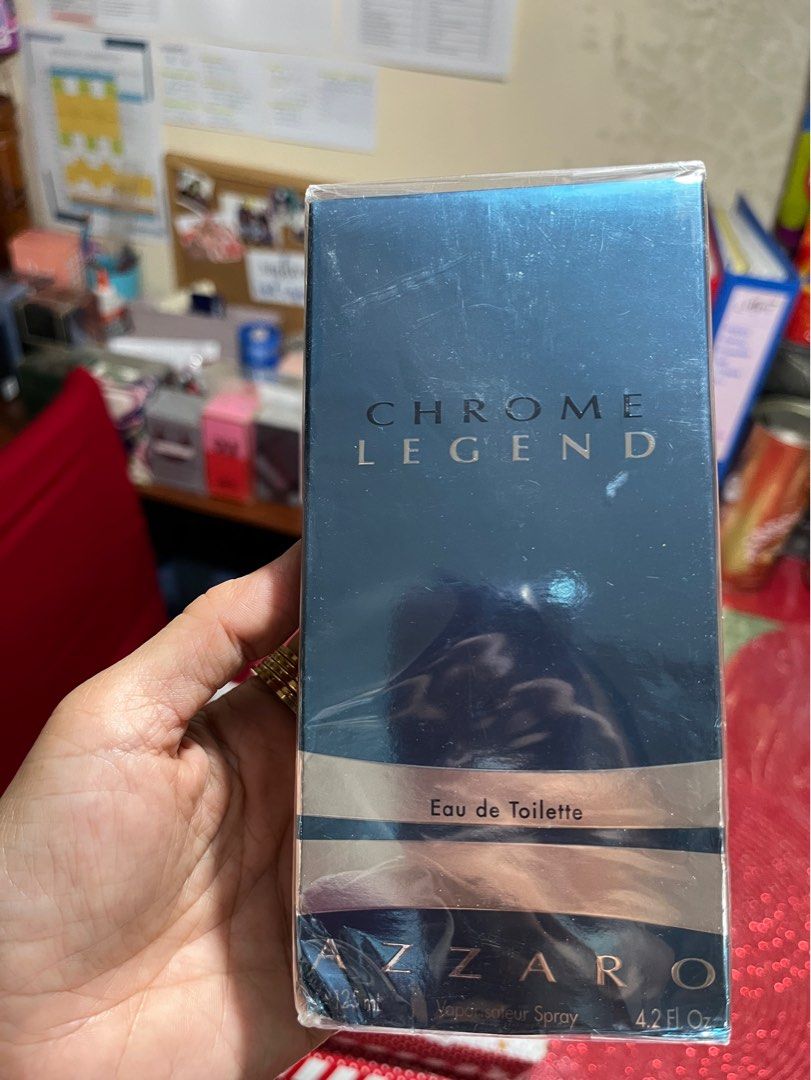 AZZARO CHROME LEGEND EDT SPRAY 125ML FOR MEN (Category: Fragrance & Deodorants) located in Las Pinas. Submitted by jaimelyscent_ (Listing ID 1282239137, Image 1). Description: ❤️CHROME LEGEND EDT BY AZZARO 125ML FOR MEN 💯% ORIGINAL FROM USA🇺🇸 ❤️AROMATIC FRUITY FRAGRANCE FOR MEN BRAND NEW 📌2999.00 ONLY.
