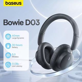 Baseus D03 Wireless Headphone TWS Stereo Earphone Bluetooth 5.3 Physical Noise Reduction Headset