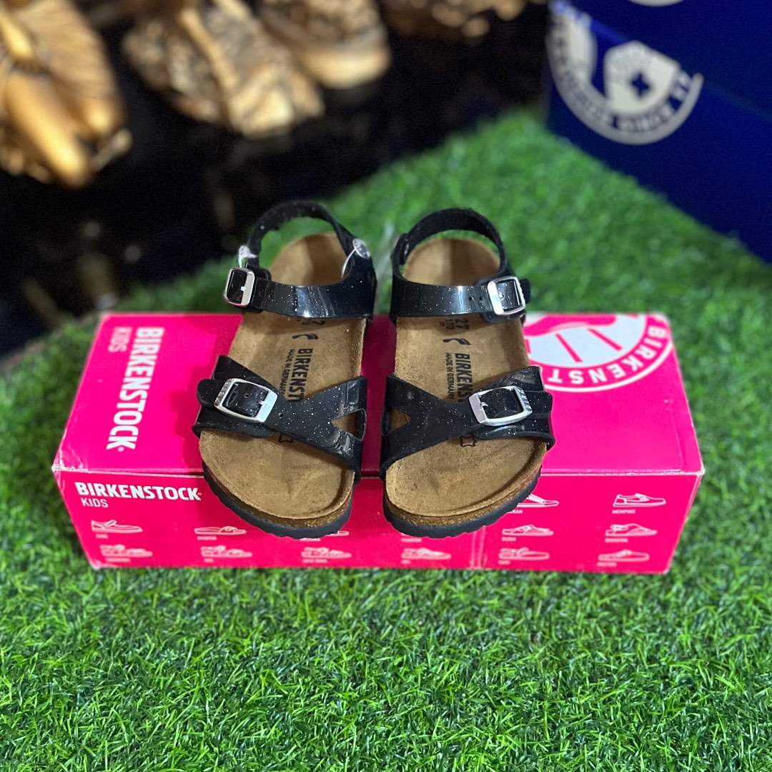 Birkenstock Rio Magic Galaxy Black Babies Kids Babies Kids Fashion on Carousell