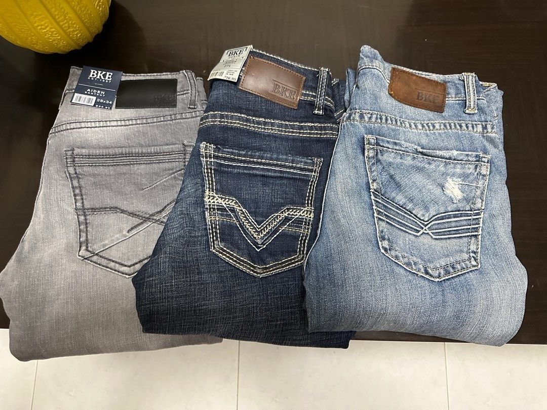 BKE Aiden Slim bootcut Jeans 28x32 Men s Fashion Bottoms